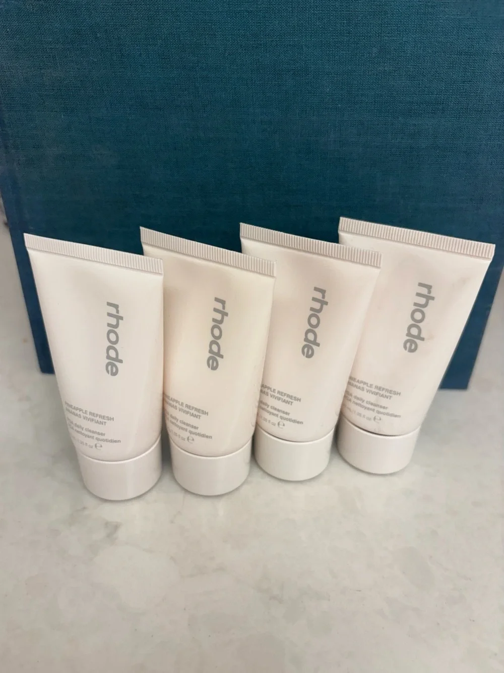 RHODE Pineapple Refresh Daily Cleanser Tube Set - 4oz $18/ea - MSRP(4-4oz -$72)